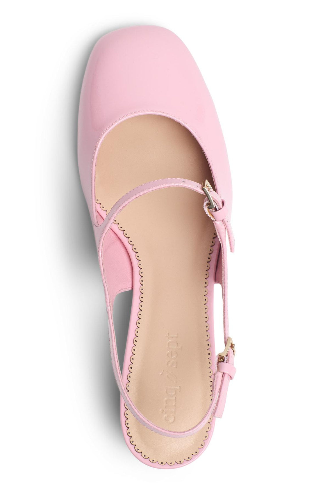 Diana Patent Slingback Block Heel – Cinq à Sept