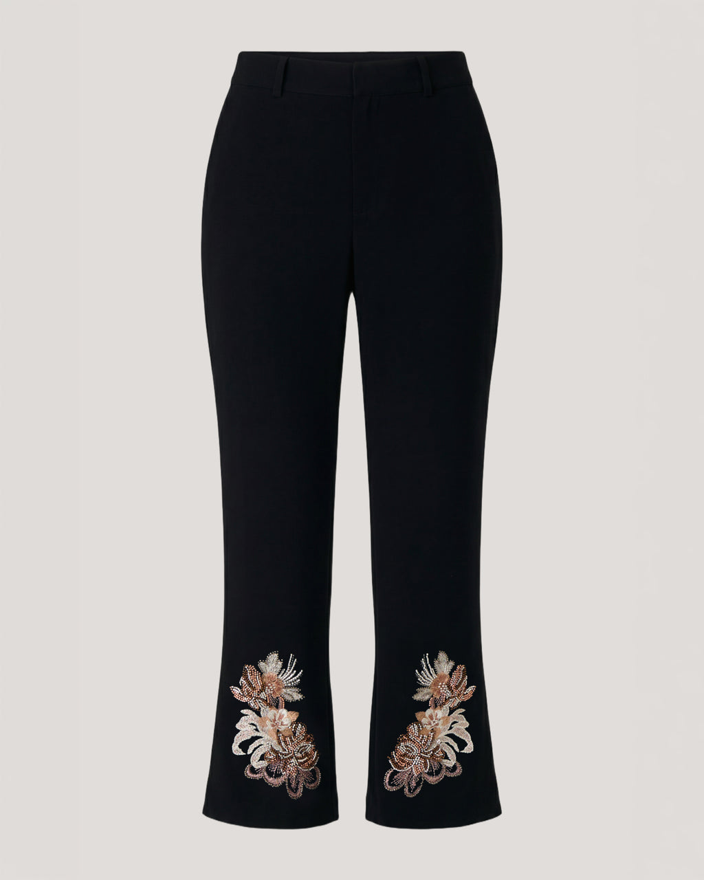 Floral Border Cropped Kerry Pant
