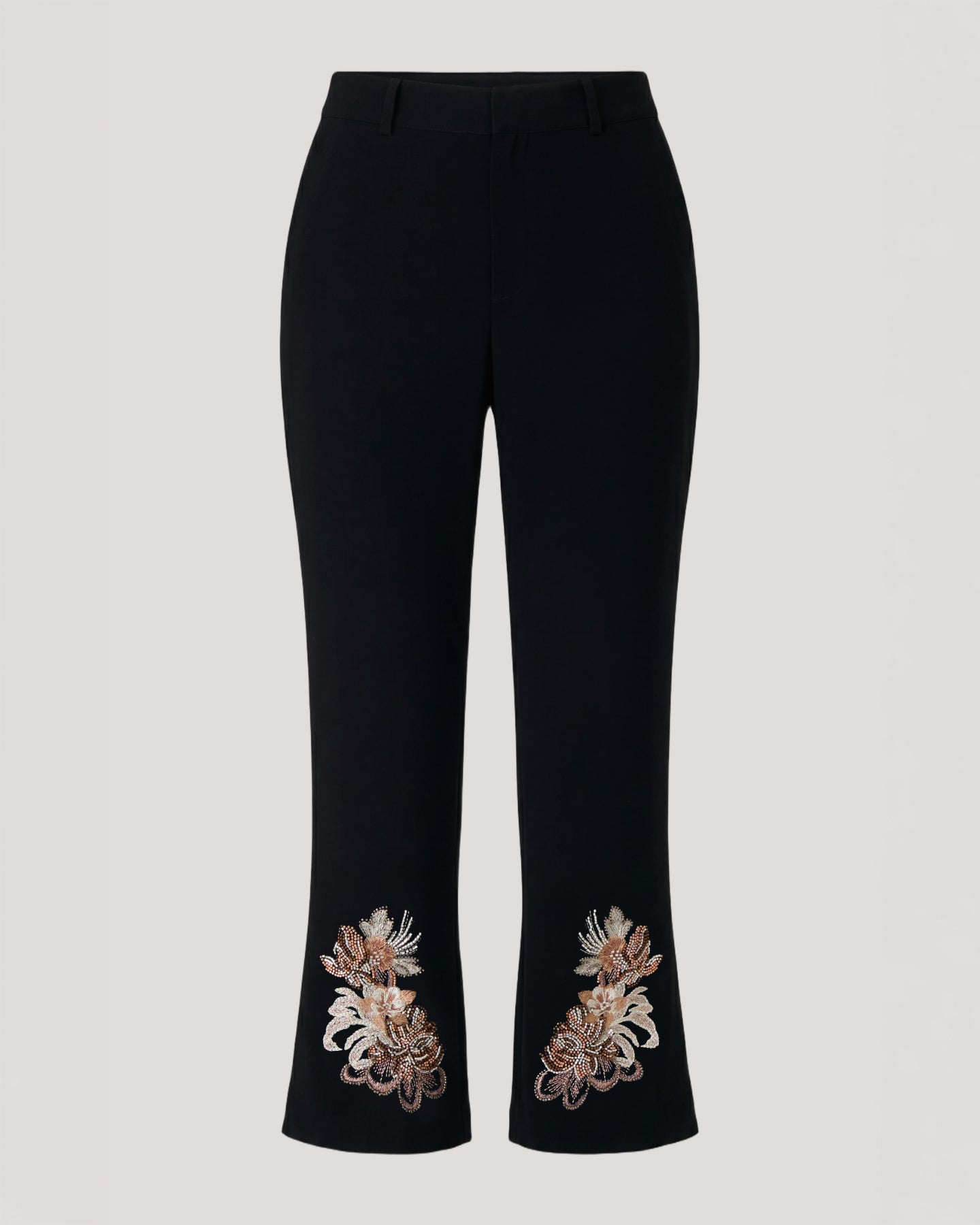 Floral Border Cropped Kerry Pant