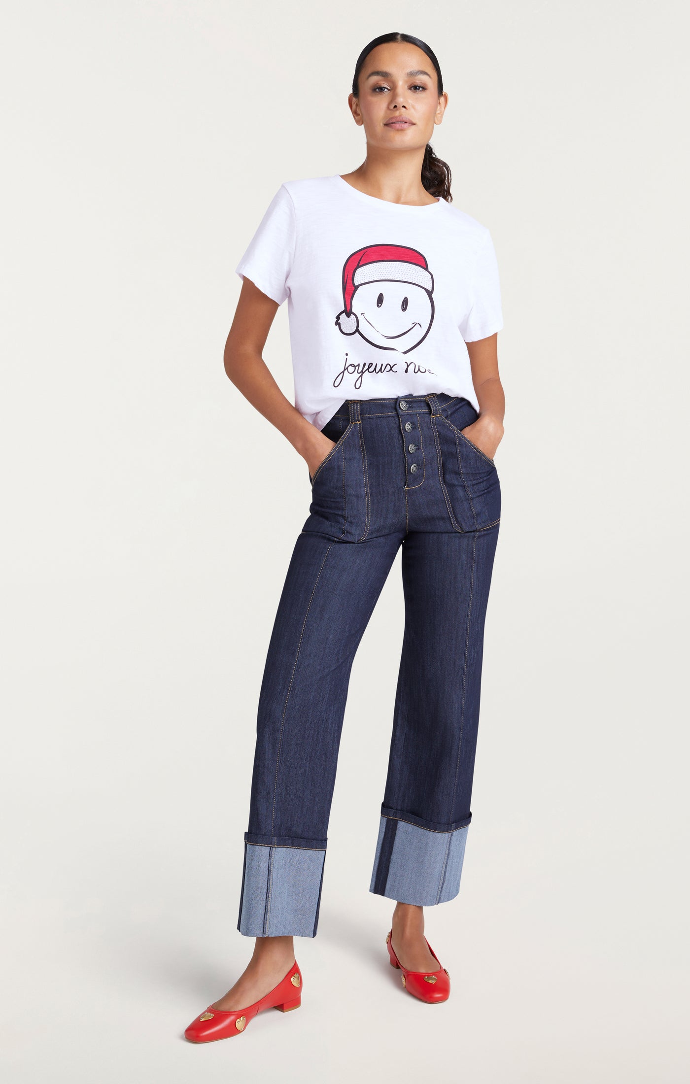 Smiley Joyeux Noel Tee