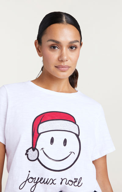 Smiley Joyeux Noel Tee