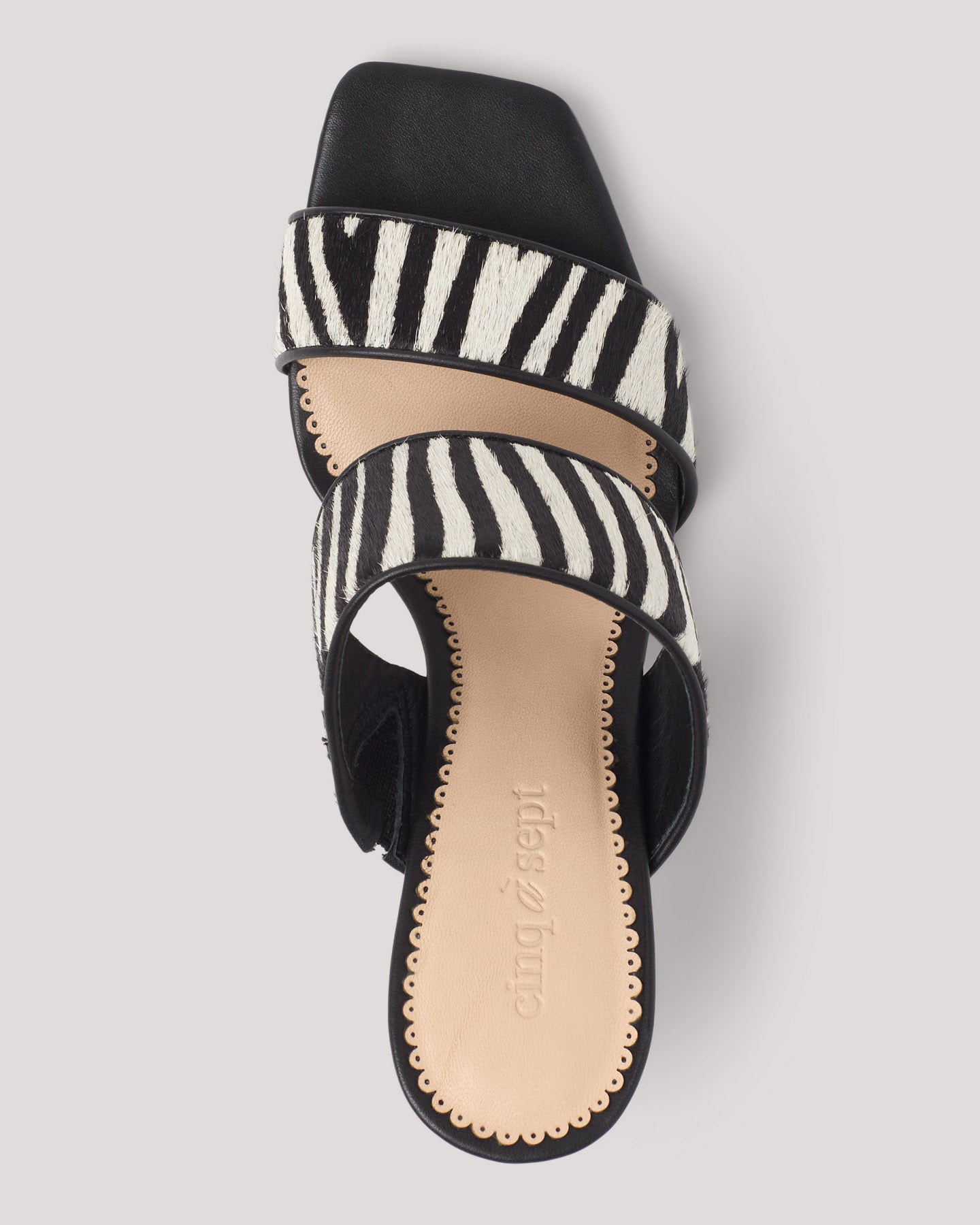 Sutton Zebra Haircalf Sandal