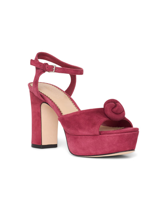 Arianna Suede Platform Sandal