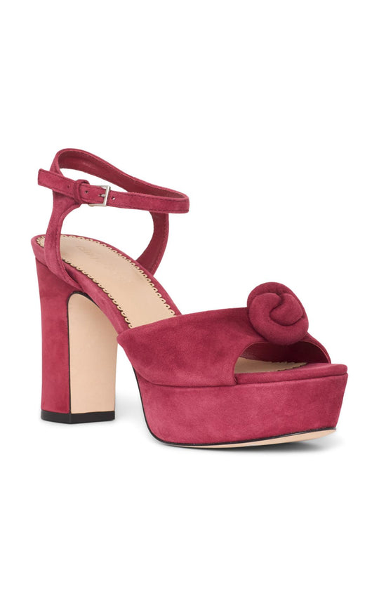Arianna Suede Platform Sandal