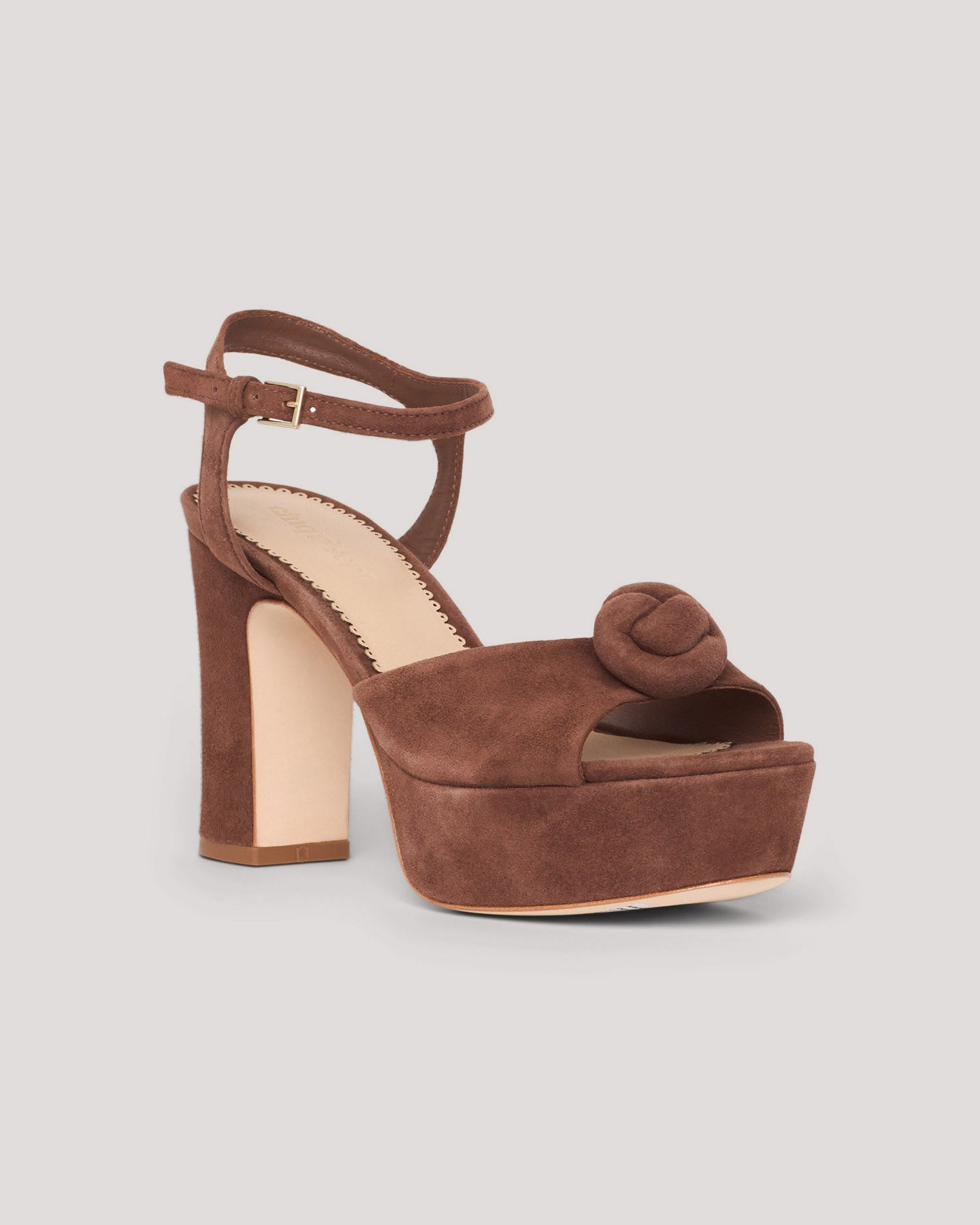 Arianna Suede Platform Sandal