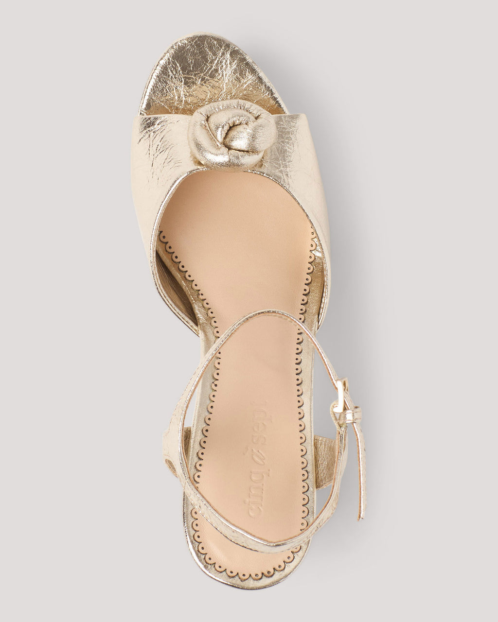Arianna Metallic Platform Sandal