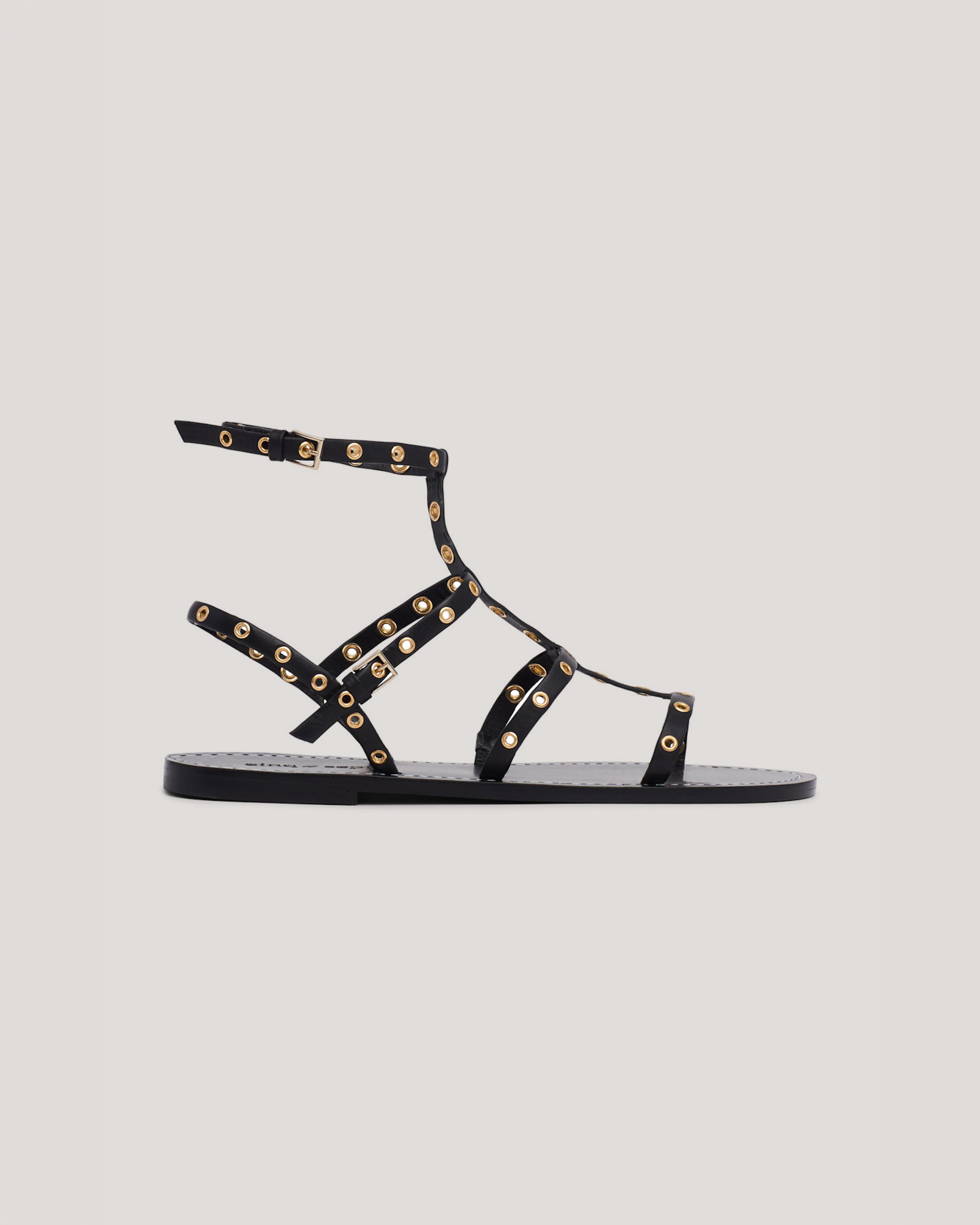 Ariella Strappy Grommet Sandal