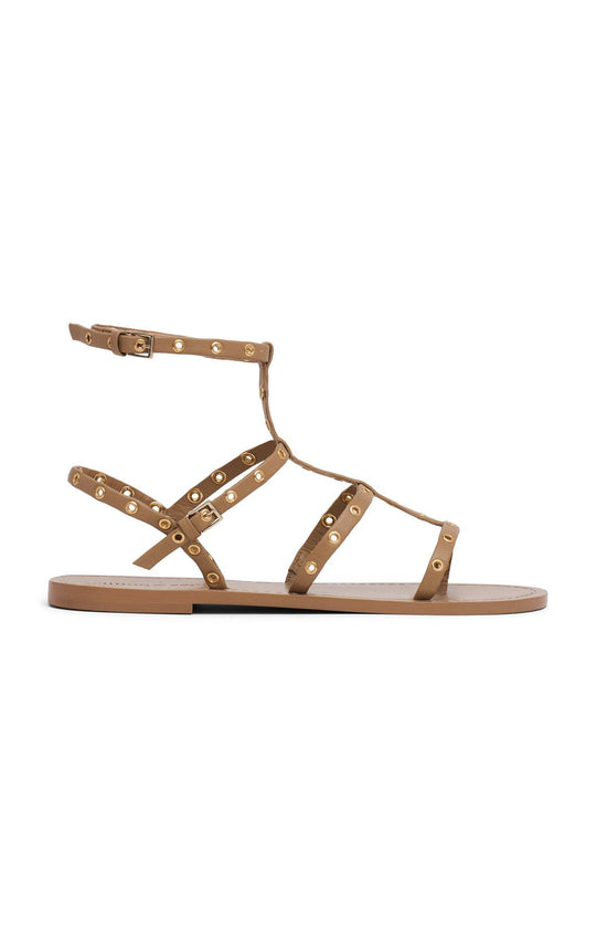 Ariella Strappy Grommet Sandal