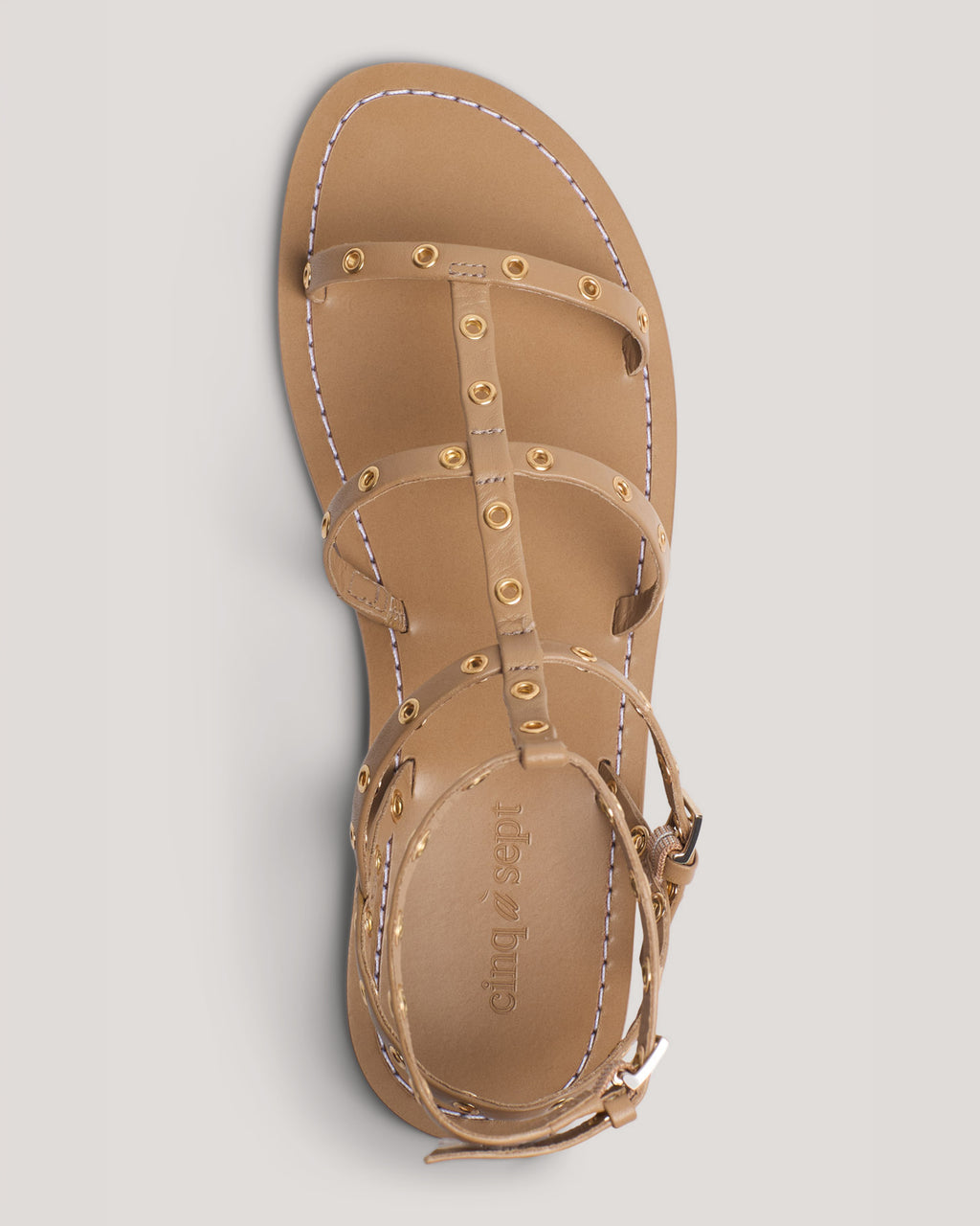 Ariella Strappy Grommet Sandal