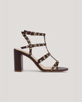 Maisie Strappy Grommet Block Heel