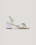 Nicole Strappy Metallic Block