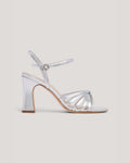 Logan Strappy Metallic Heeled Sandal