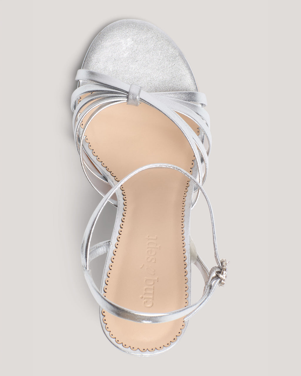 Logan Strappy Metallic Heeled Sandal