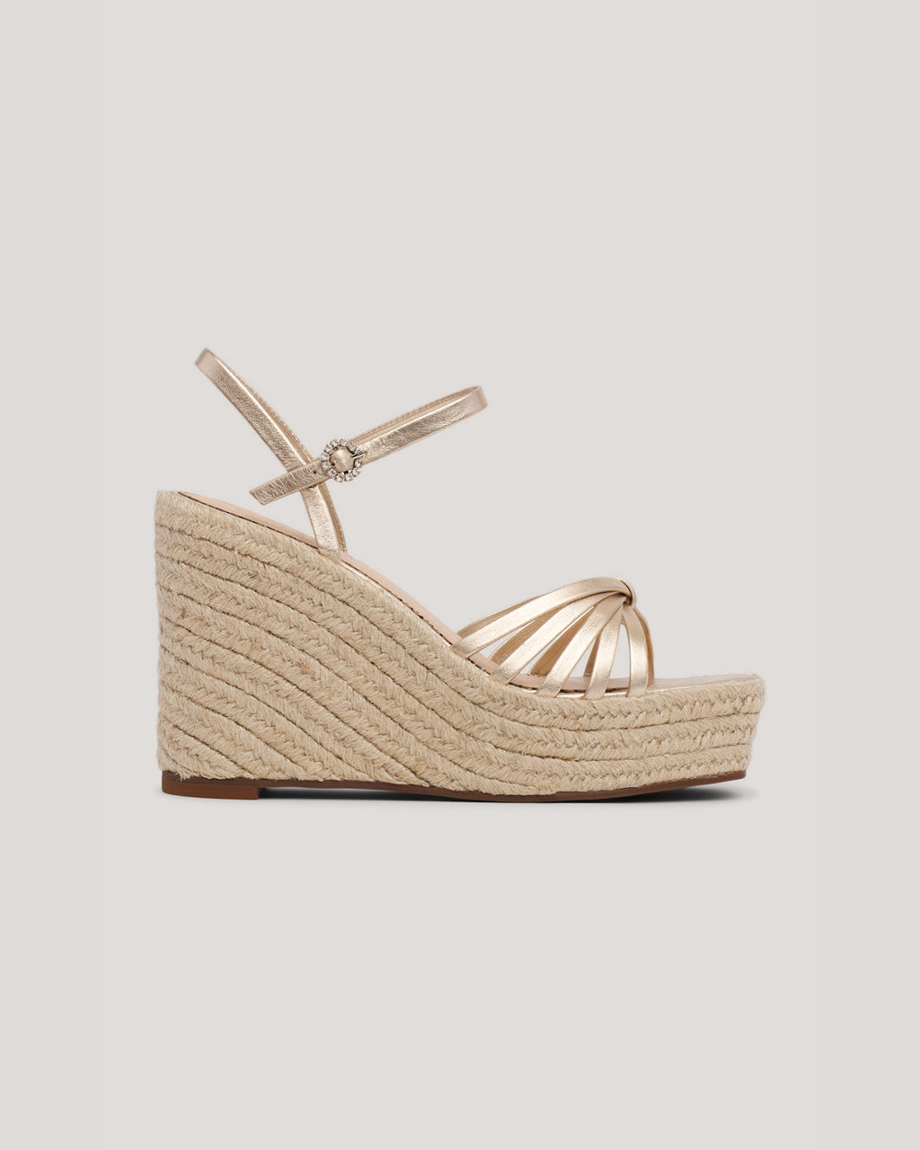 Helen Metallic Espadrille Wedge