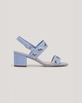 Gemma Grommets Block Heel Sandal