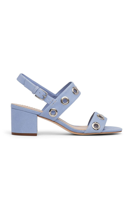 Gemma Grommets Block Heel Sandal