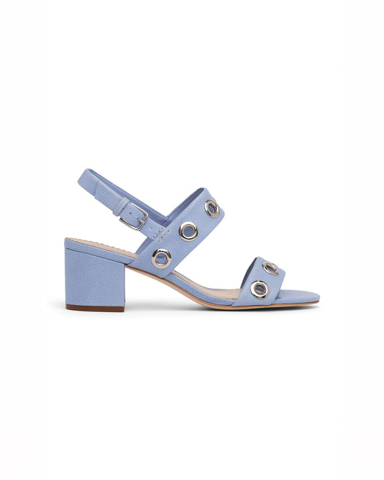 Gemma Grommets Block Heel Sandal
