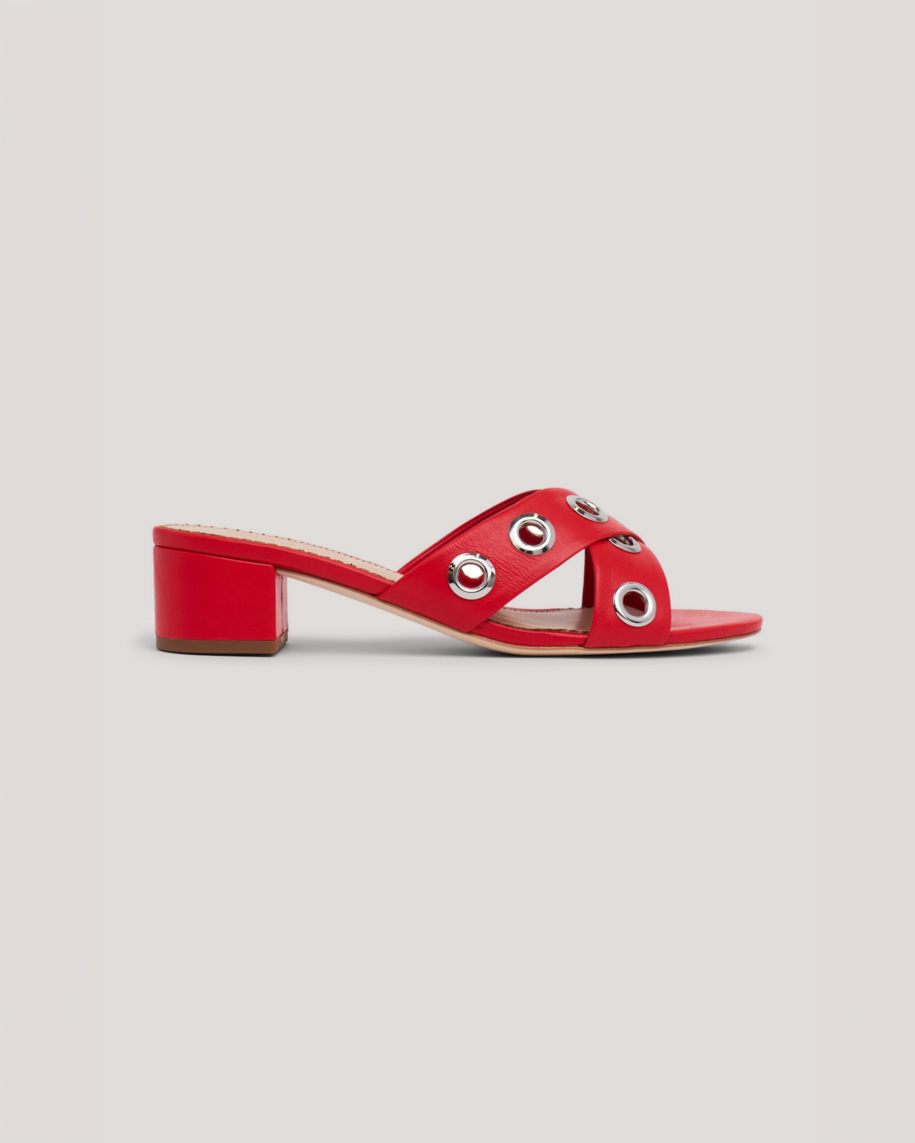 Maya Criss Cross Grommets Sandal