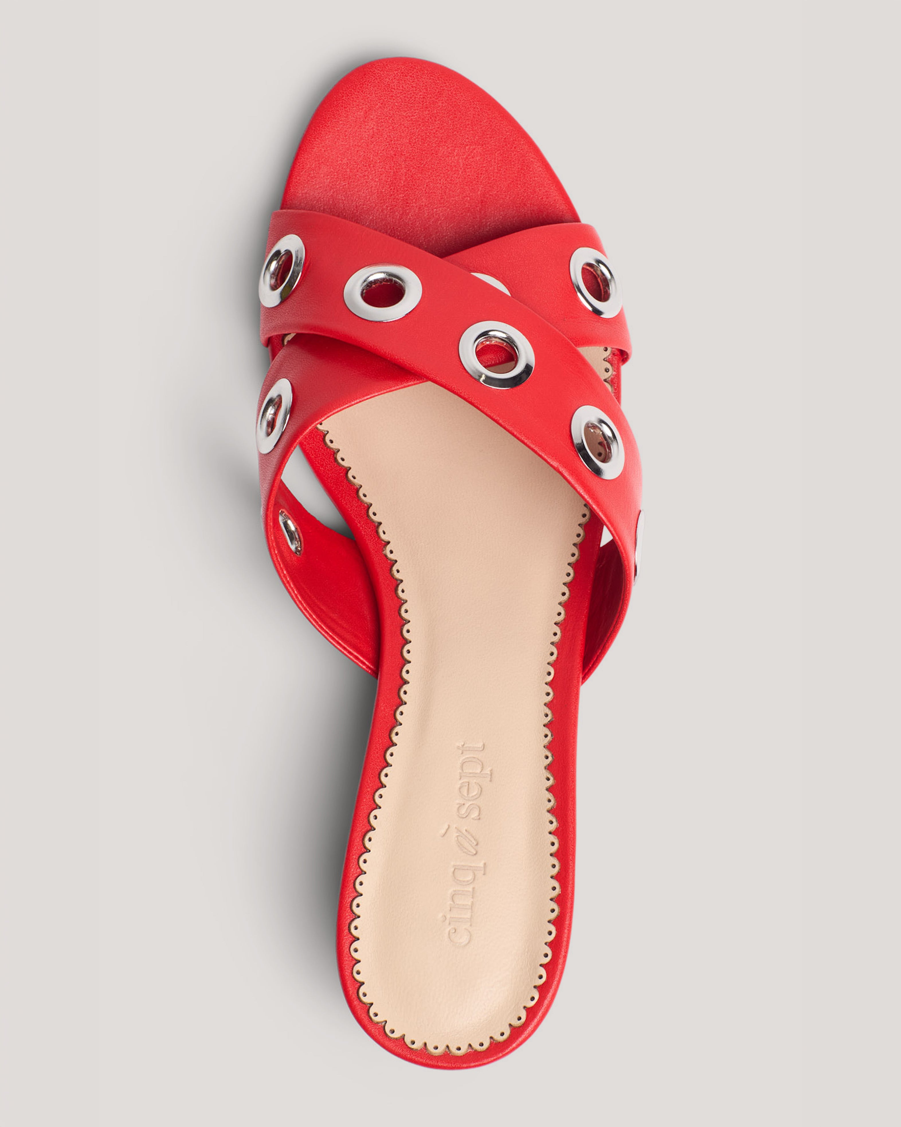 Maya Criss Cross Grommets Sandal