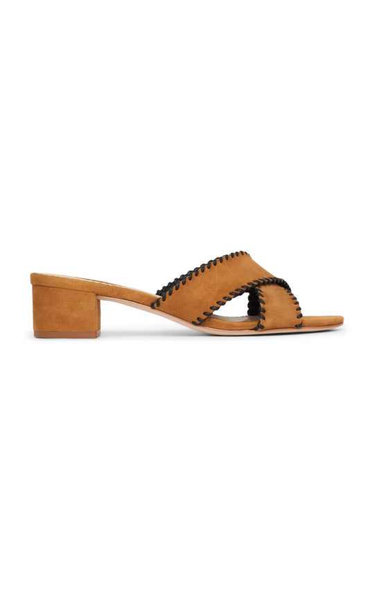 Amanda Criss Cross Suede Sandal