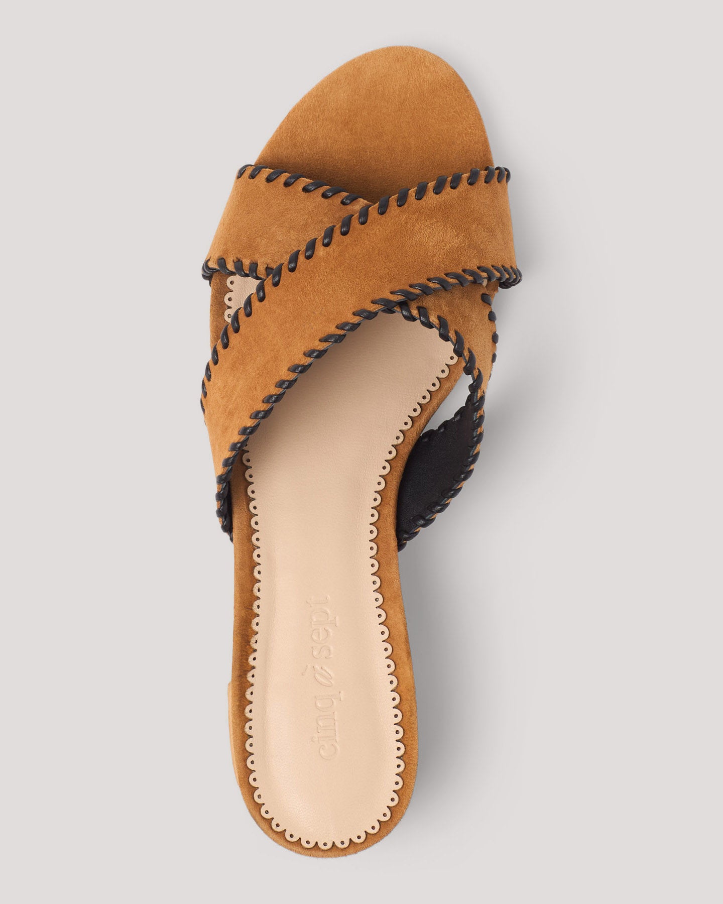 Amanda Criss Cross Suede Sandal
