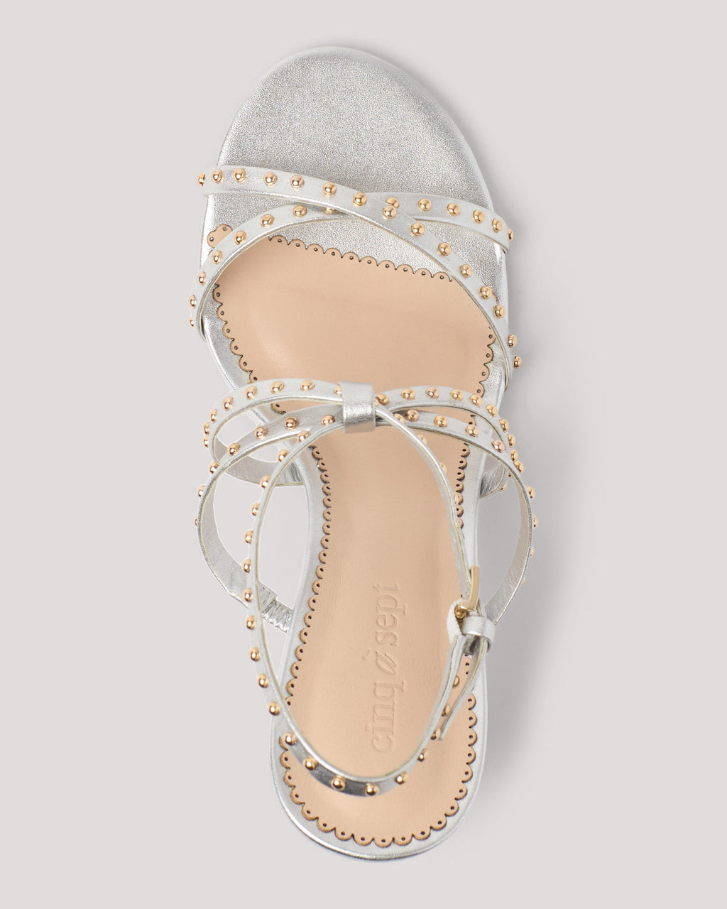 Blair Studded Metallic Sandal