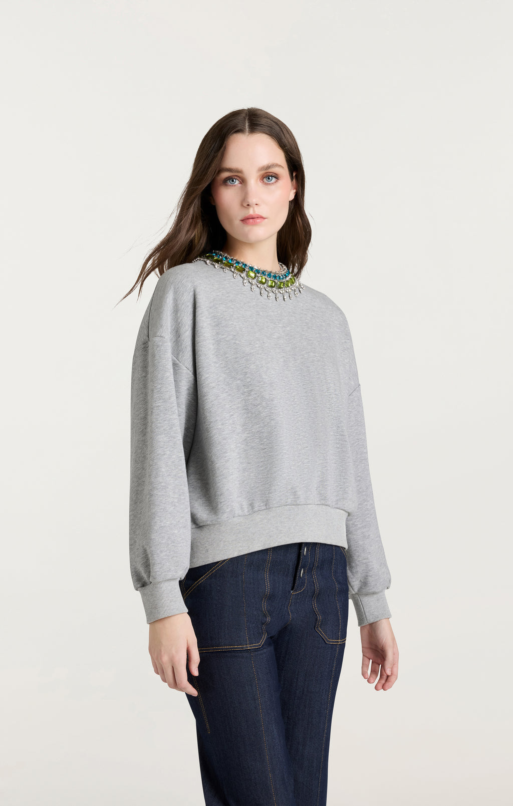 Stacked Necklace Brandy Pullover