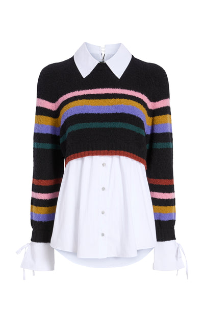 Striped Nelida Pullover