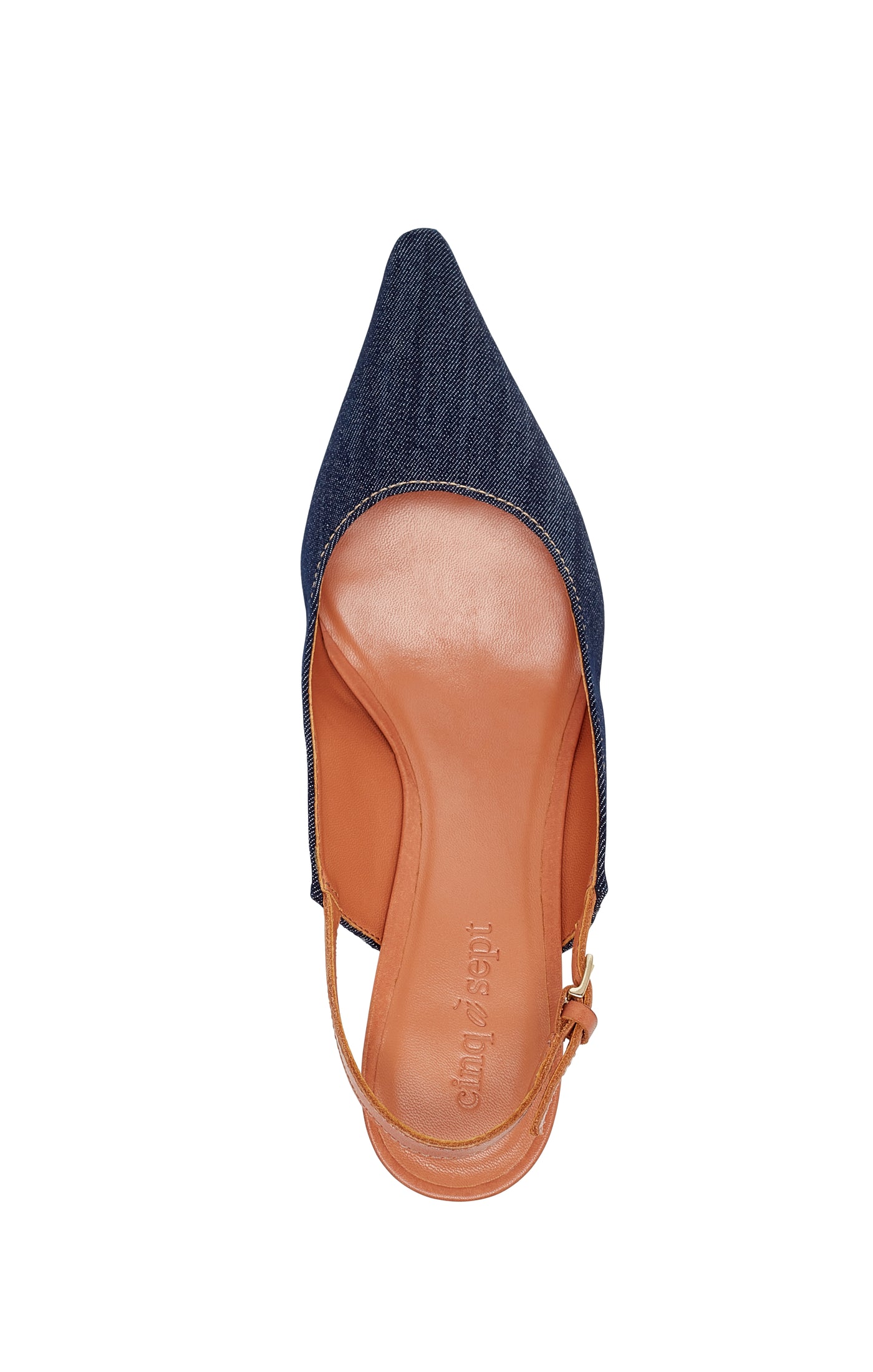 Sylvie Denim Slingback Pump