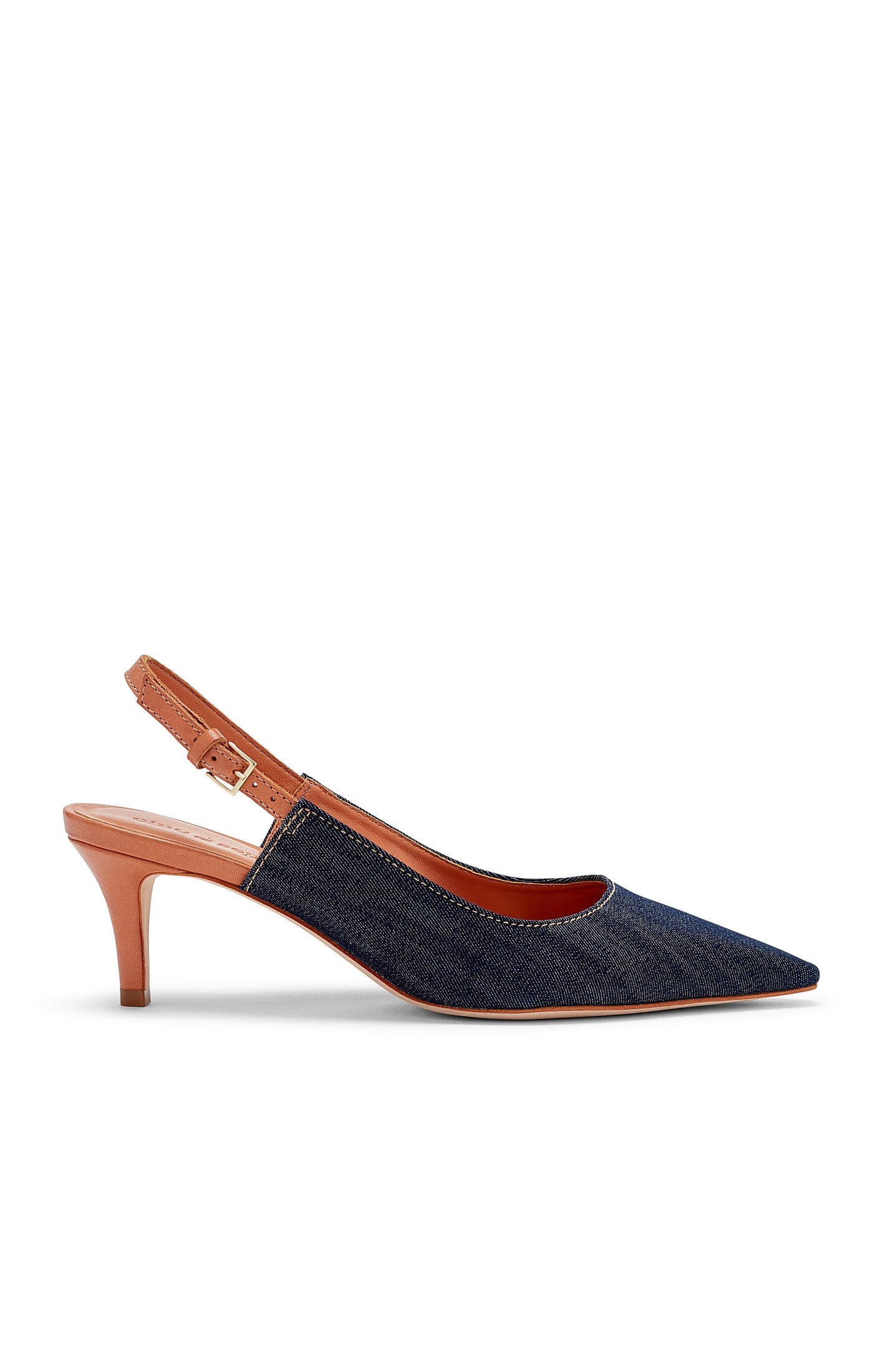 Sylvie Denim Slingback Pump