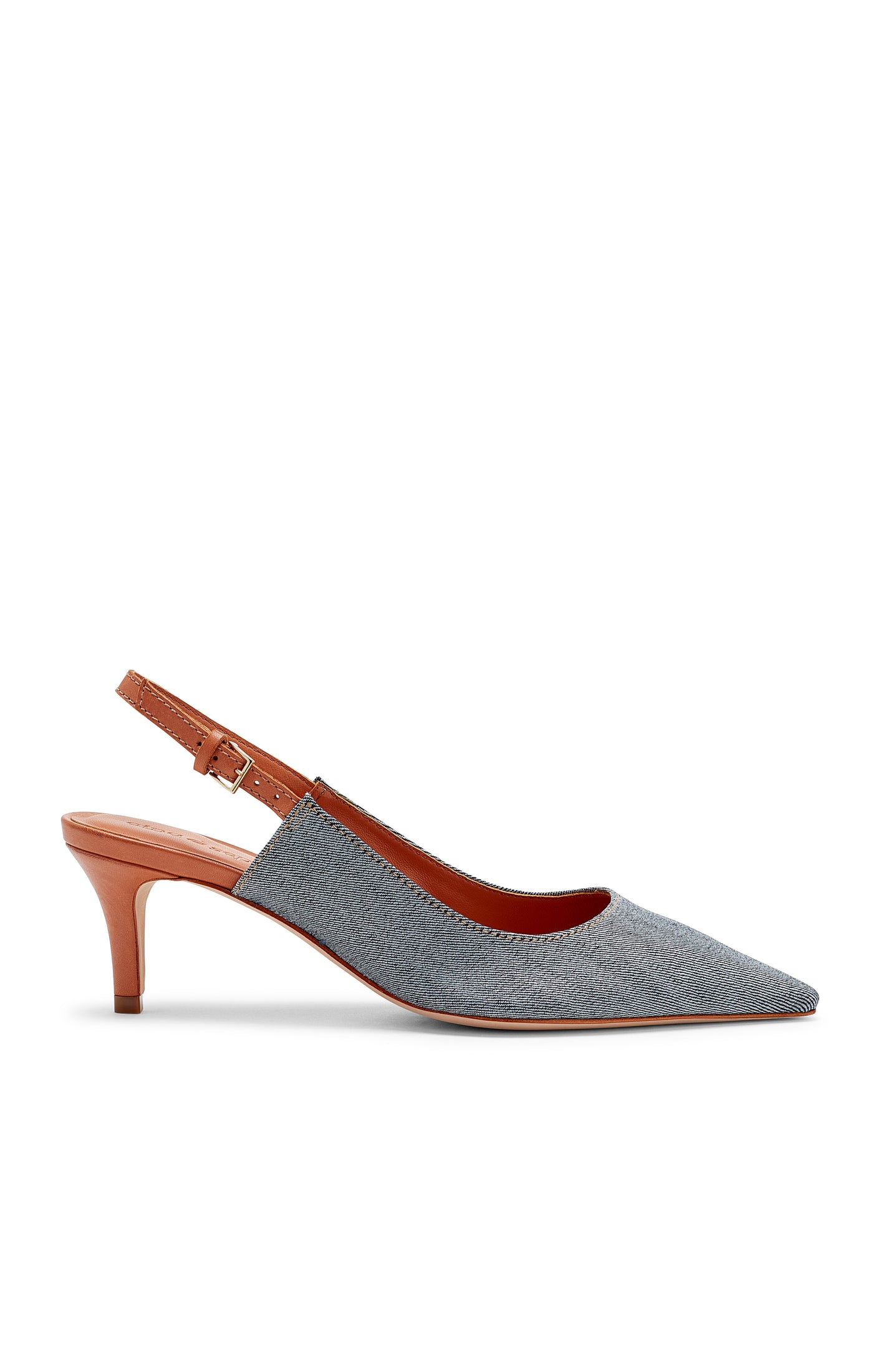 Sylvie Denim Slingback Pump