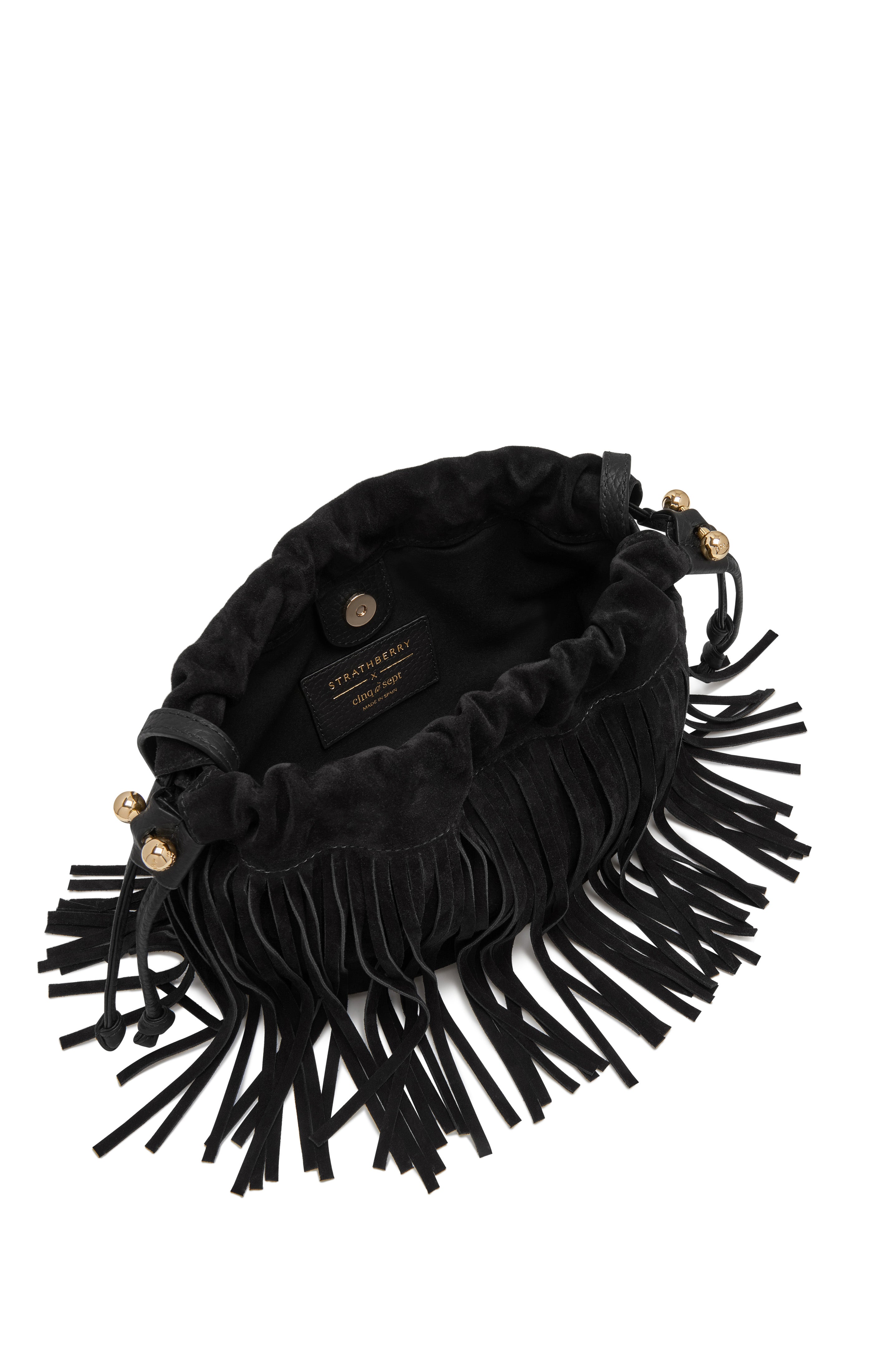 Strathberry Charlotte Drawstring Suede