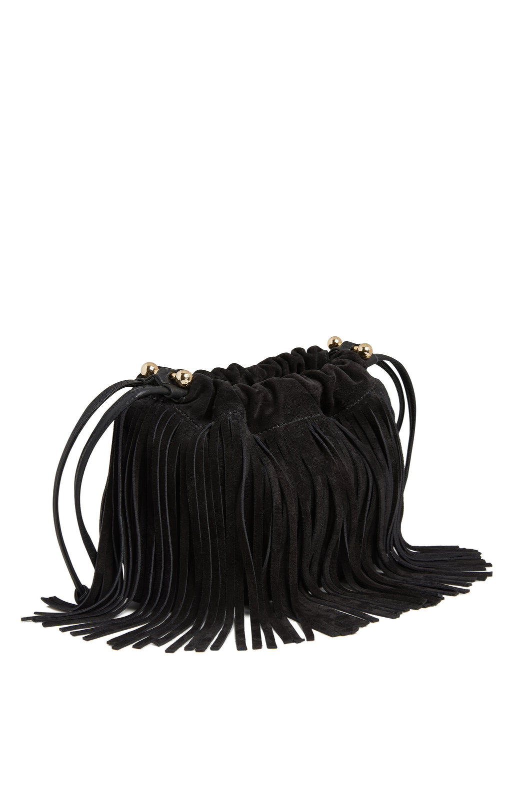 Strathberry Charlotte Drawstring Suede
