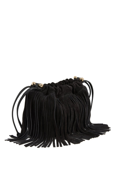 Strathberry Charlotte Drawstring Suede