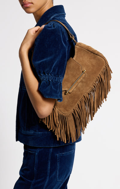 Strathberry Multrees Omni Zipped Suede