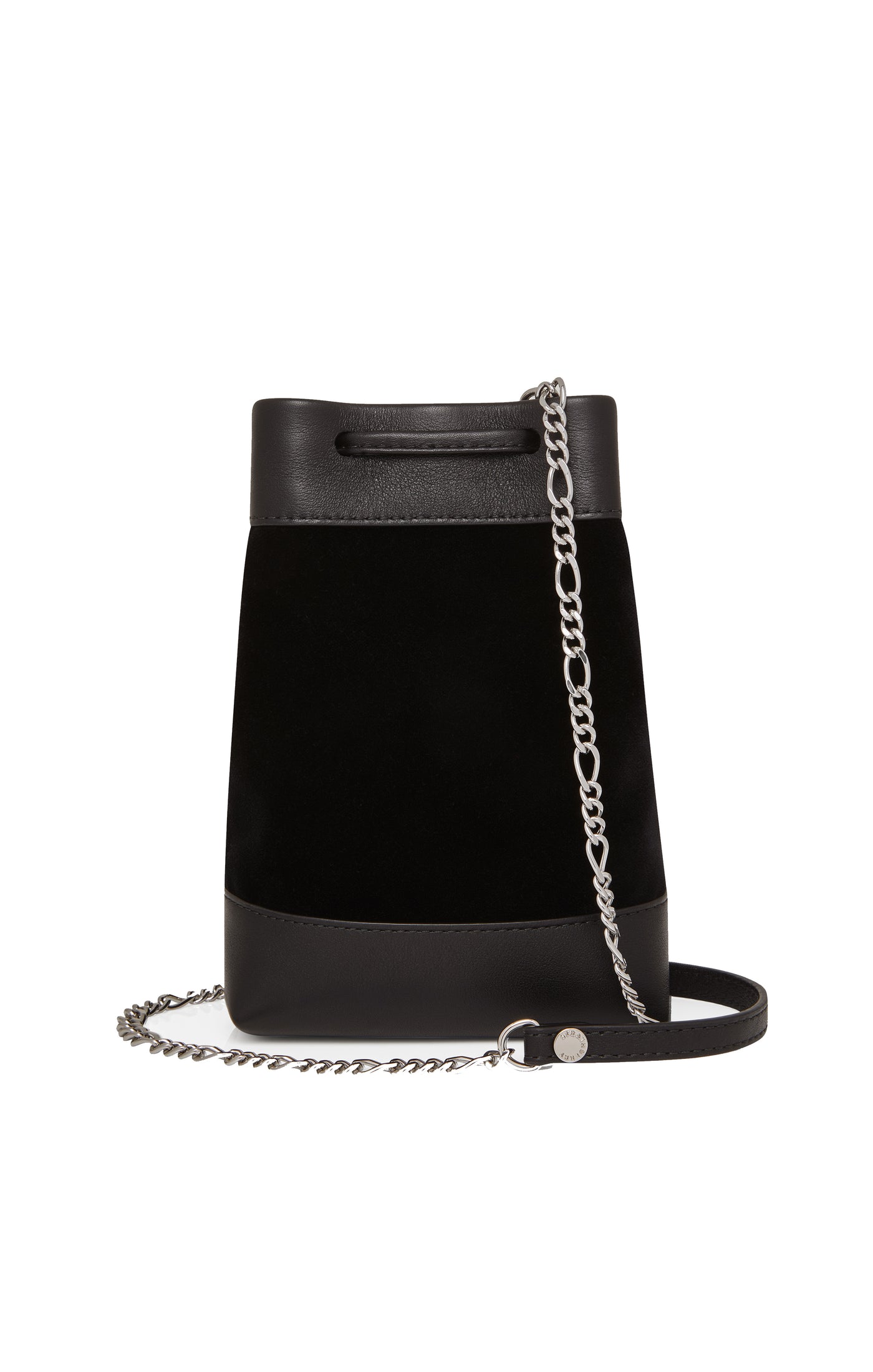 Strathberry Osette Midi Embroidered Velvet Pouch