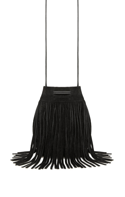 Strathberry Osette Midi Suede Pouch
