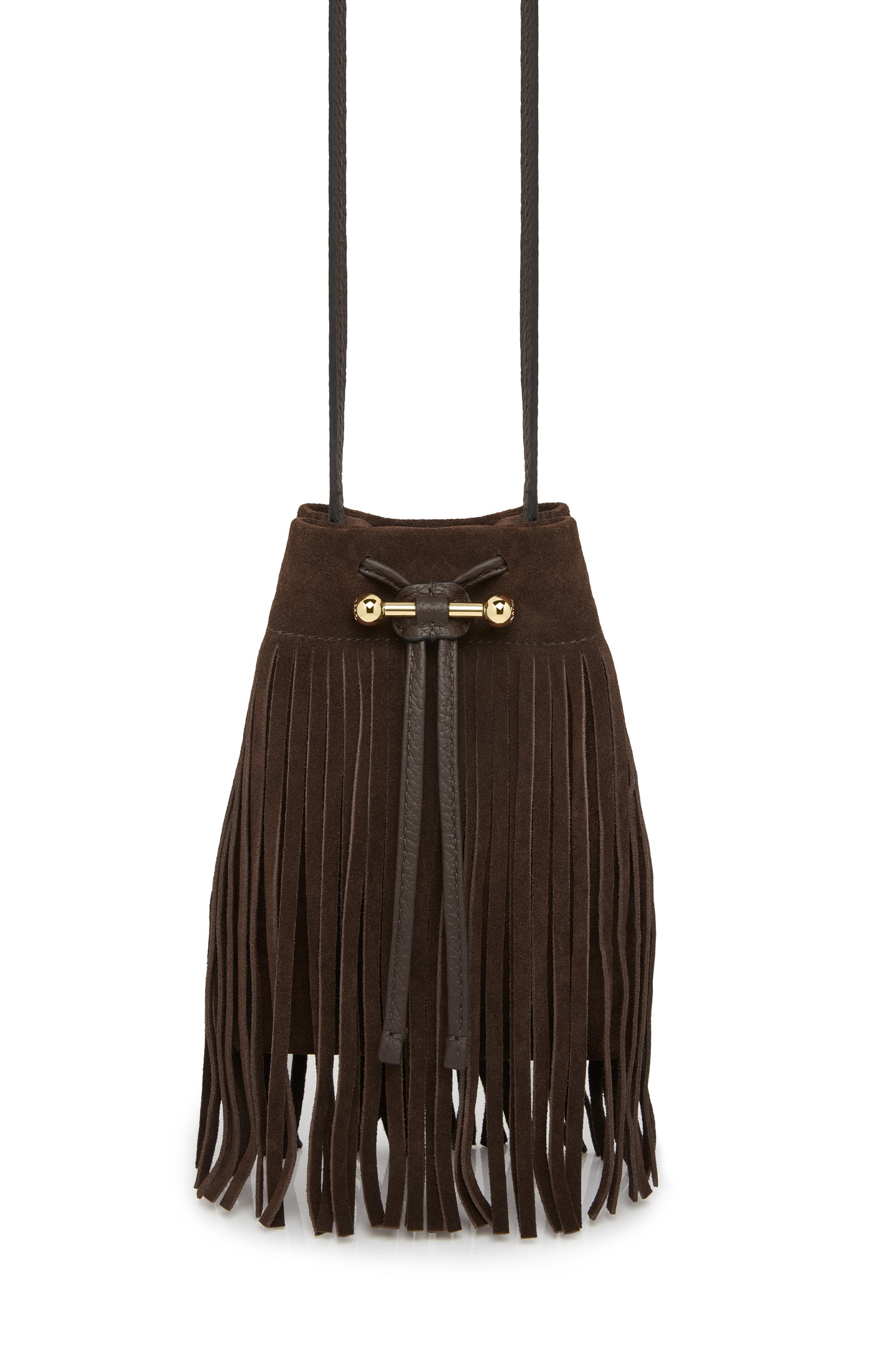 Strathberry Osette Midi Suede Pouch