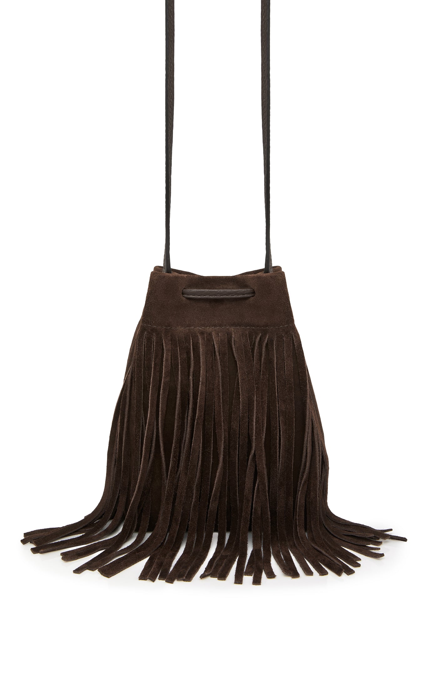 Strathberry Osette Midi Suede Pouch