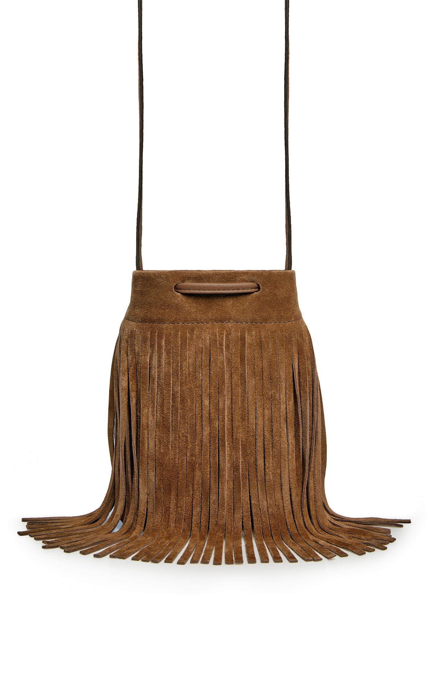 Strathberry Osette Midi Suede Pouch