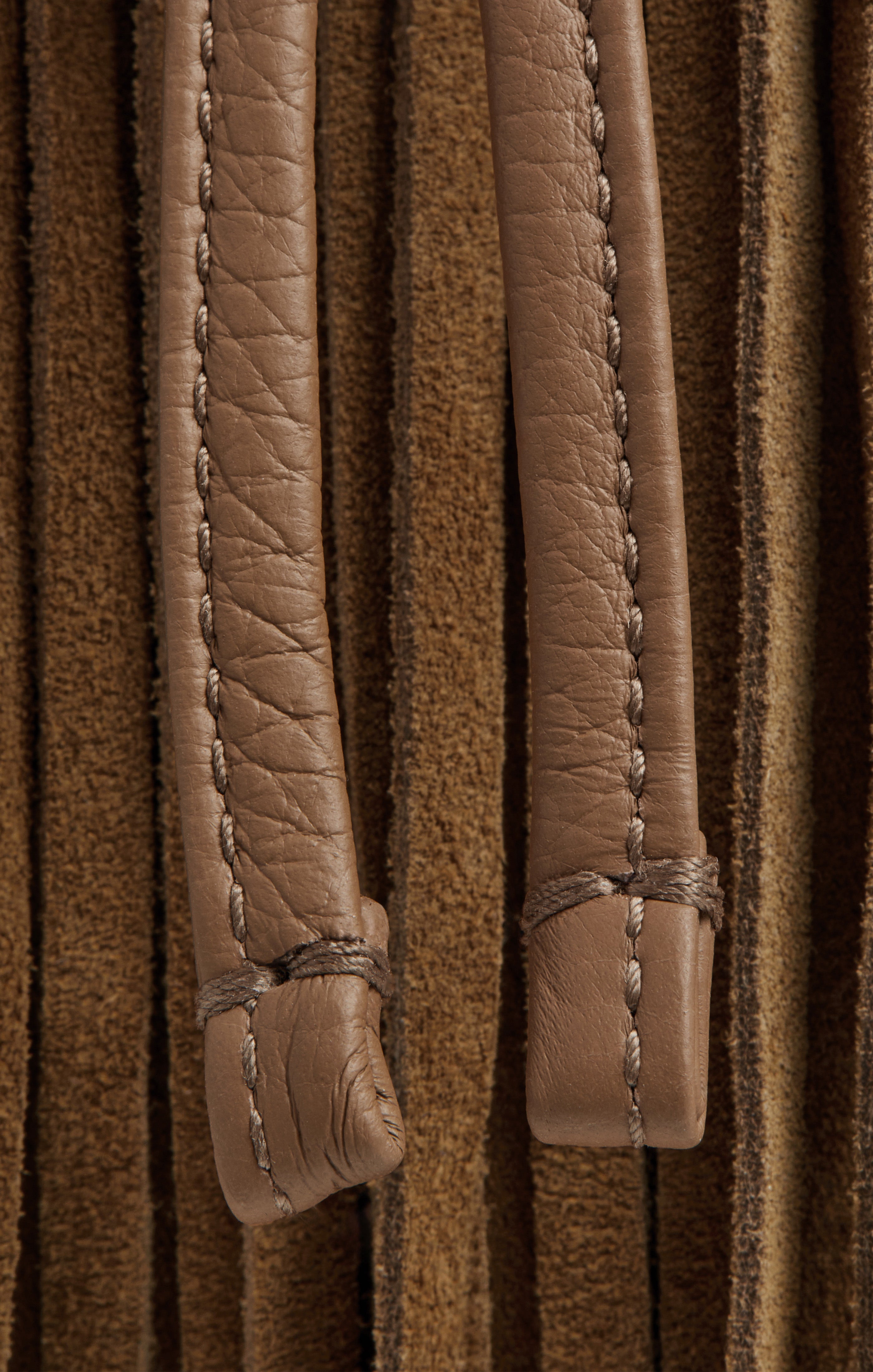 Strathberry Osette Midi Suede Pouch