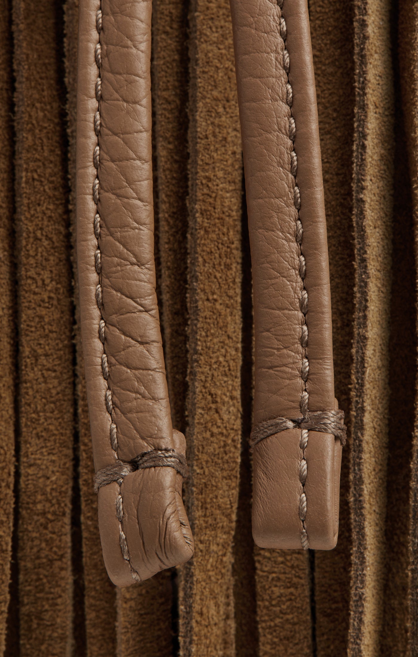 Strathberry Osette Midi Suede Pouch