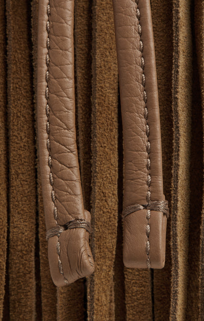 Strathberry Osette Midi Suede Pouch
