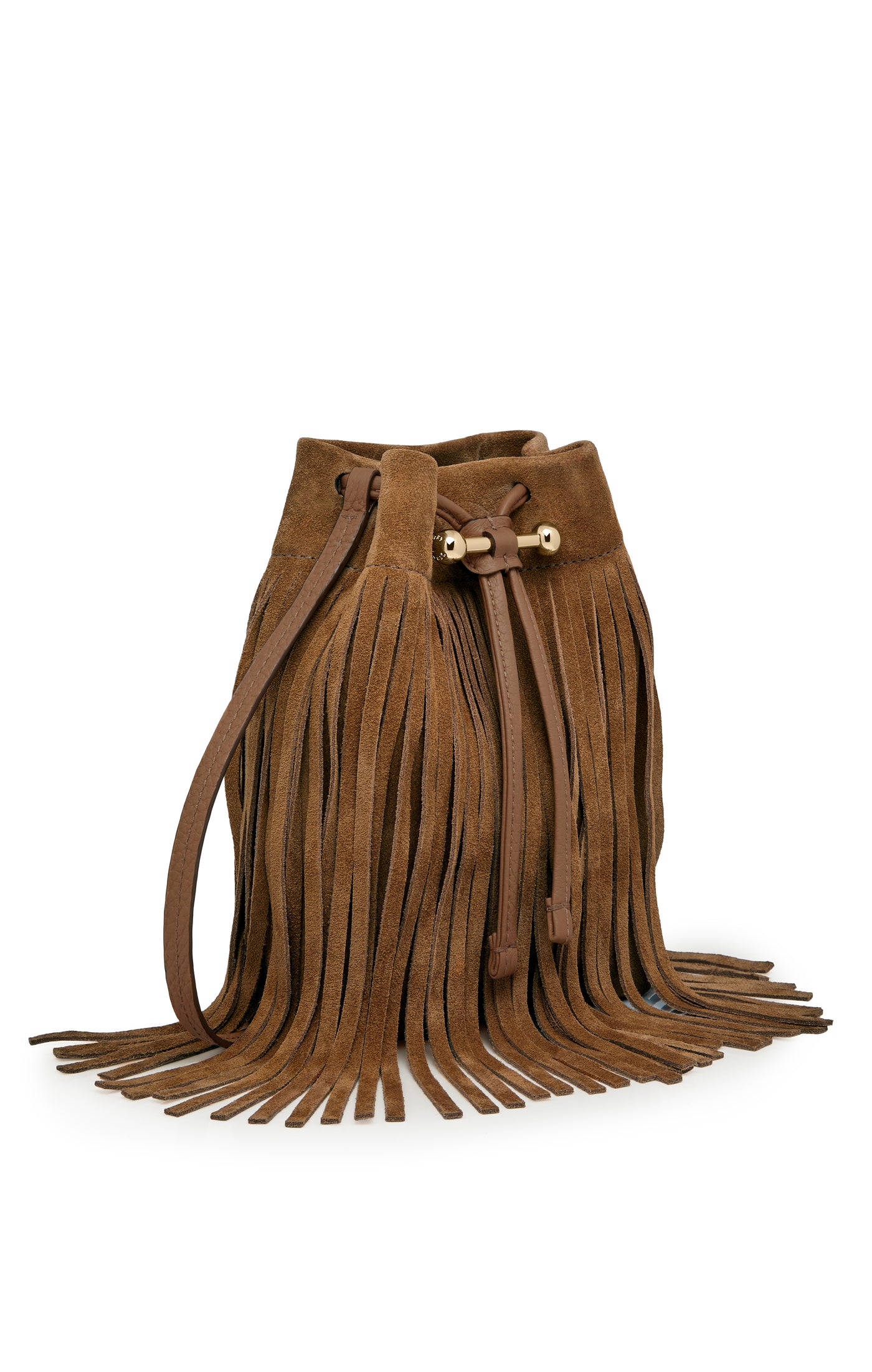Strathberry Osette Midi Suede Pouch