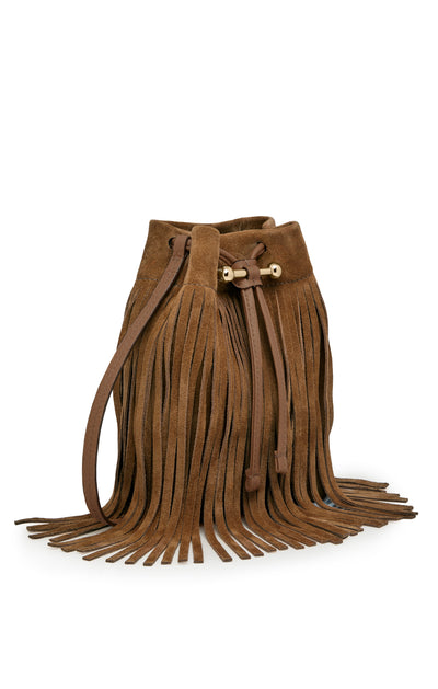 Strathberry Osette Midi Suede Pouch