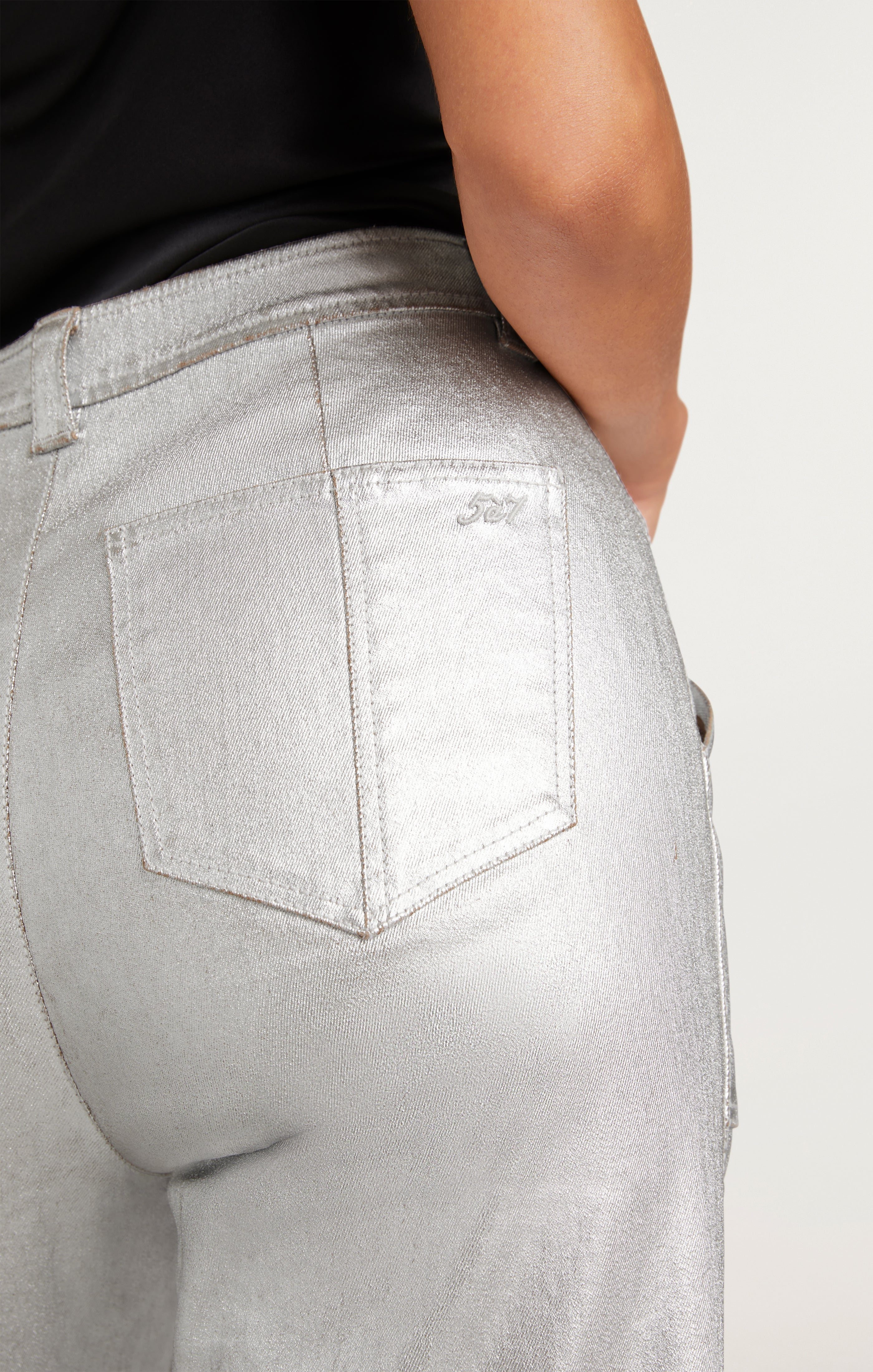 Textured Foil Benji Jeans