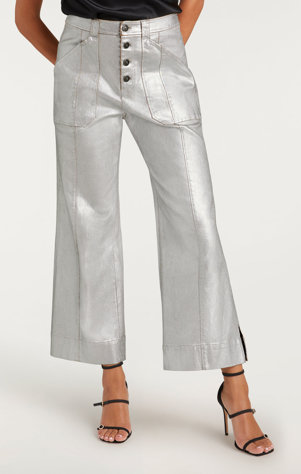 Textured Foil Benji Jeans