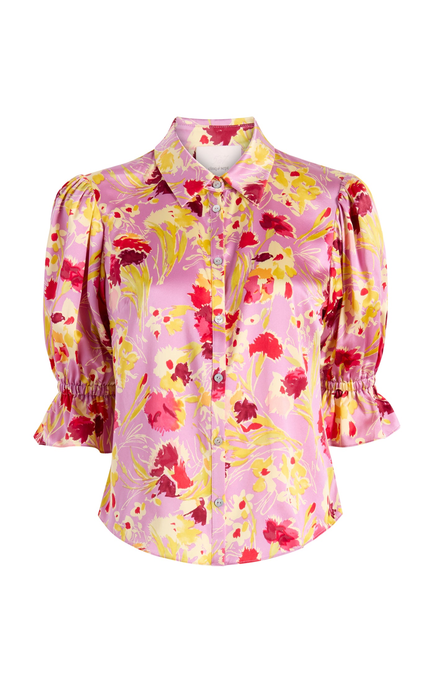 Tossed Floral Fiona Top