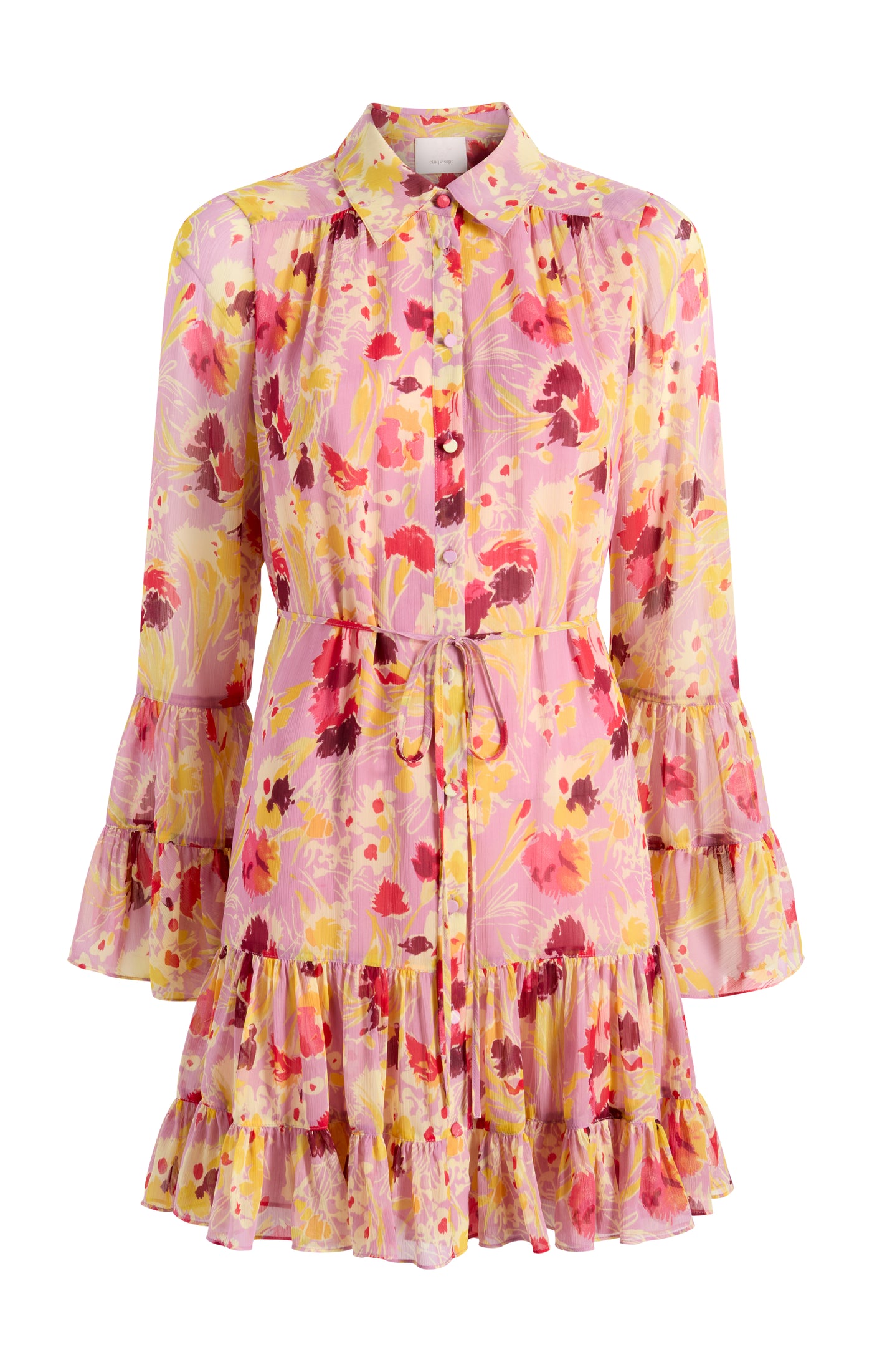 Tossed Floral Lyra Dress