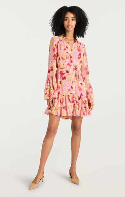 Tossed Floral Lyra Dress